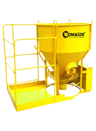 Concrete Buckets with Operator’s Seats