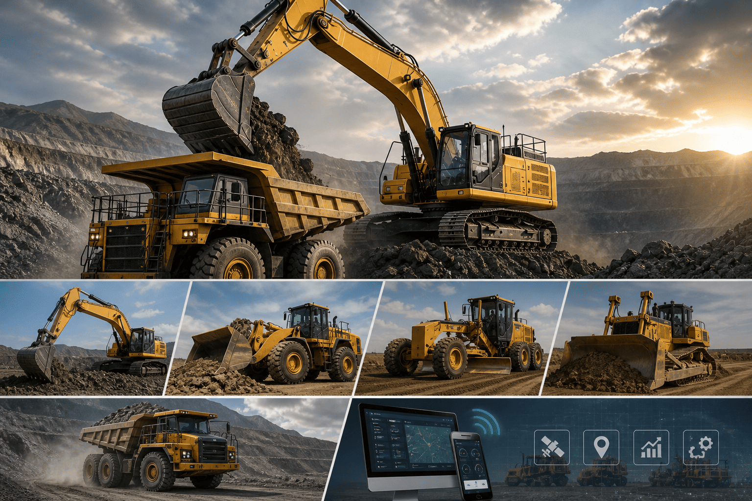 Bulldozer Working on Site